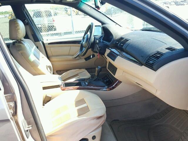 5UXFA13576LY44904 - 2006 BMW X5 3.0I BROWN photo 5