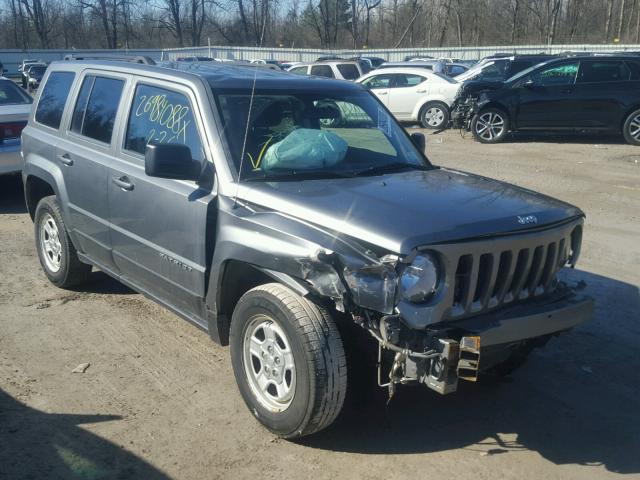 1C4NJPBA8ED506354 - 2014 JEEP PATRIOT SP GRAY photo 1