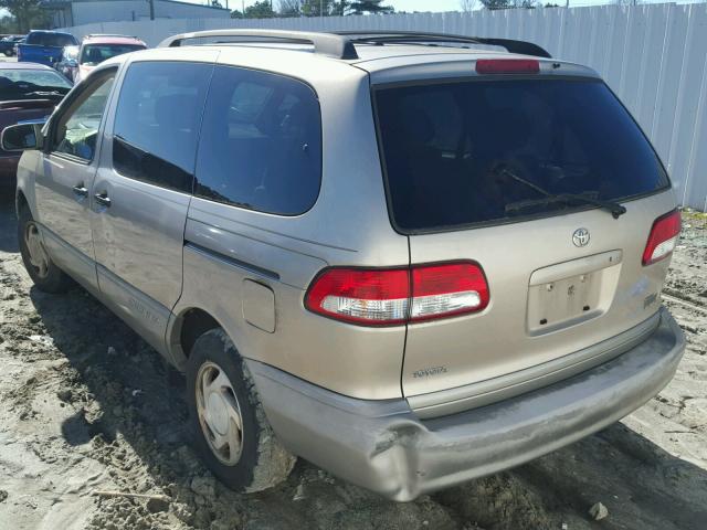 4T3ZF13C52U485414 - 2002 TOYOTA SIENNA LE TAN photo 3