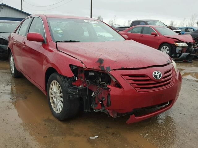 4T4BE46K18R040927 - 2008 TOYOTA CAMRY CE RED photo 1