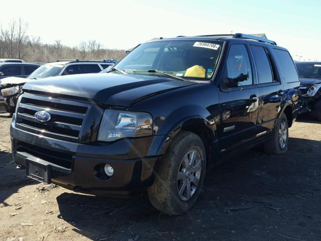 1FMFU205X8LA88180 - 2008 FORD EXPEDITION BLACK photo 2