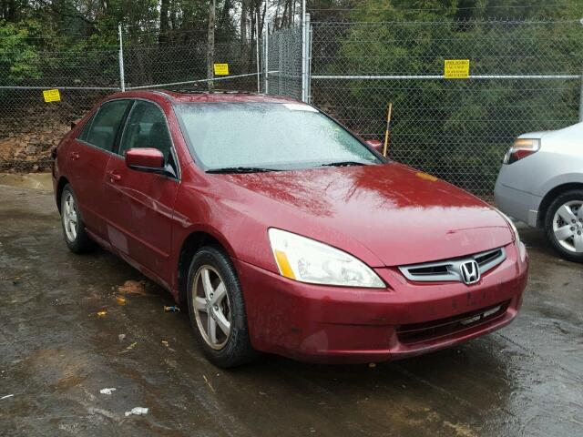 1HGCM56894A071467 - 2004 HONDA ACCORD EX RED photo 1