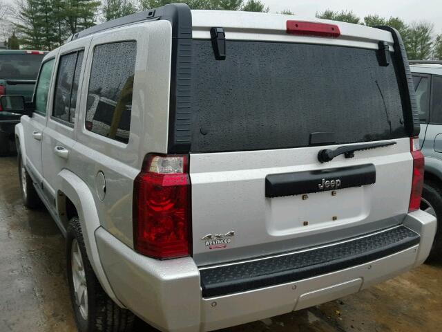 1J8HG48KX7C700959 - 2007 JEEP COMMANDER SILVER photo 3