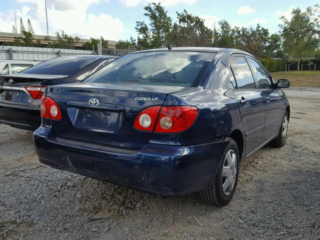 1NXBR32EX5Z526673 - 2005 TOYOTA COROLLA CE BLUE photo 4