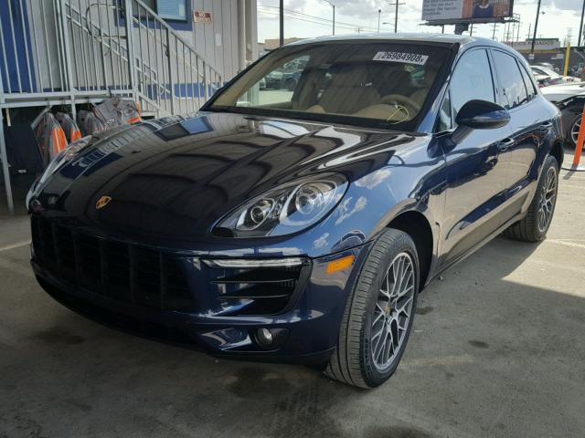 WP1AB2A58GLB54158 - 2016 PORSCHE MACAN S BLUE photo 2