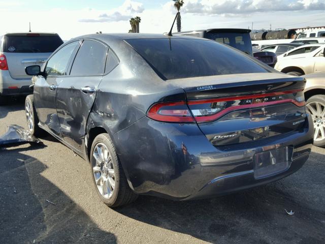 1C3CDFCA0DD132431 - 2013 DODGE DART LIMIT BLACK photo 3