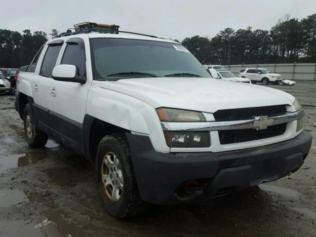 3GNEC13T03G164784 - 2003 CHEVROLET AVALANCHE WHITE photo 1