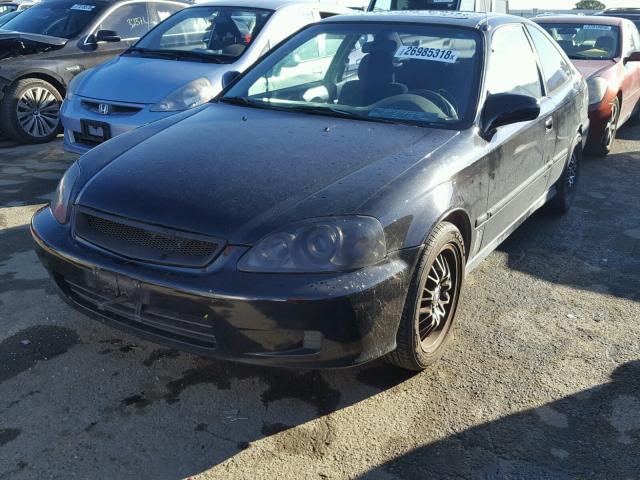 1HGEJ8244YL074793 - 2000 HONDA CIVIC EX შავი ფოტო 2
