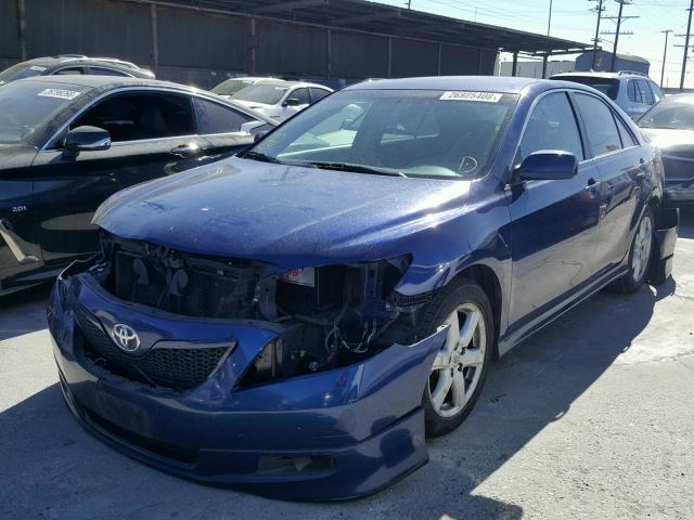 4T1BE46K38U235793 - 2008 TOYOTA CAMRY CE BLUE photo 2