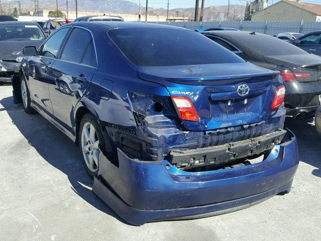 4T1BE46K38U235793 - 2008 TOYOTA CAMRY CE BLUE photo 3