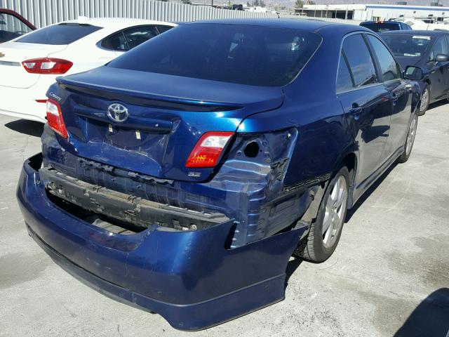 4T1BE46K38U235793 - 2008 TOYOTA CAMRY CE BLUE photo 4