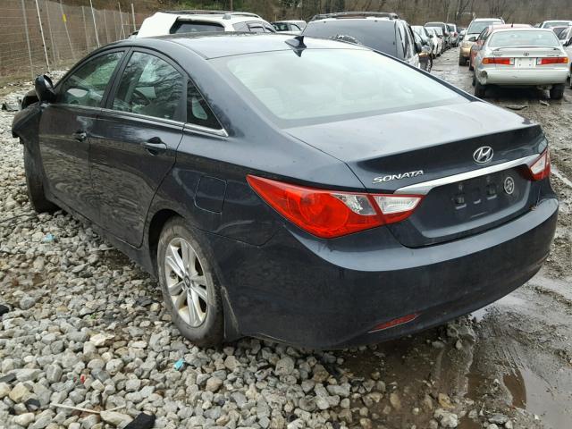 5NPEB4AC2DH651655 - 2013 HYUNDAI SONATA GLS BLUE photo 3