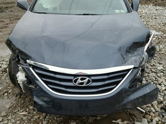 5NPEB4AC2DH651655 - 2013 HYUNDAI SONATA GLS BLUE photo 7