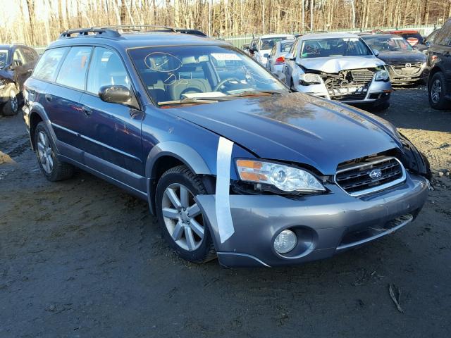 4S4BP61C767349541 - 2006 SUBARU LEGACY OUT BLUE photo 1