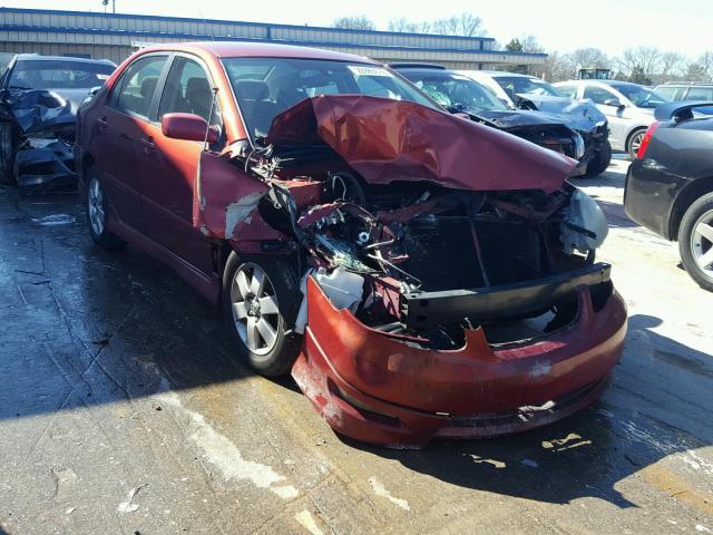 2T1BR32E25C423801 - 2005 TOYOTA COROLLA CE MAROON photo 1