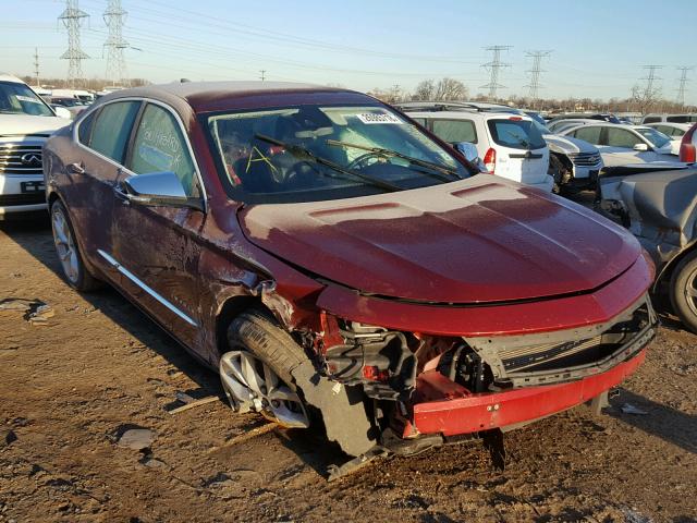 2G1145S34H9131309 - 2017 CHEVROLET IMPALA PRE BURGUNDY photo 1