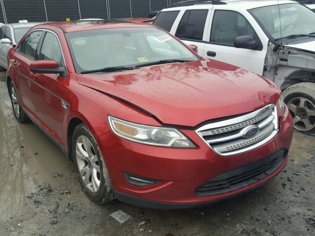 1FAHP2EWXAG108776 - 2010 FORD TAURUS SEL RED photo 1