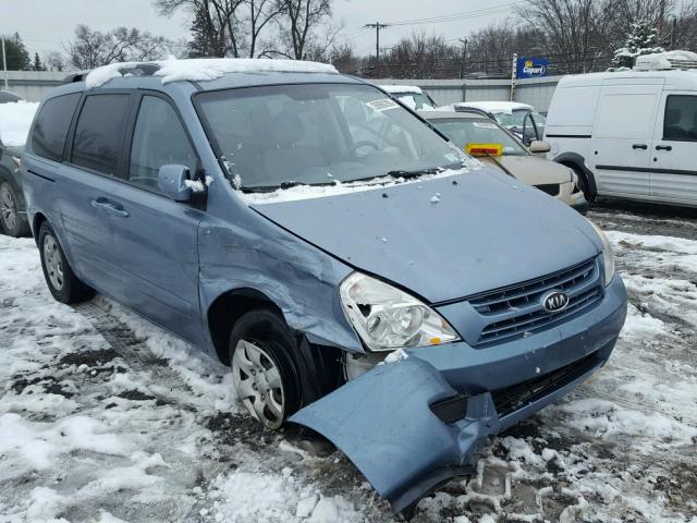 KNDMG4C33A6330188 - 2010 KIA SEDONA LX BLUE photo 1