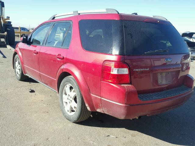 1FMDK031X7GA30491 - 2007 FORD FREESTYLE RED photo 3