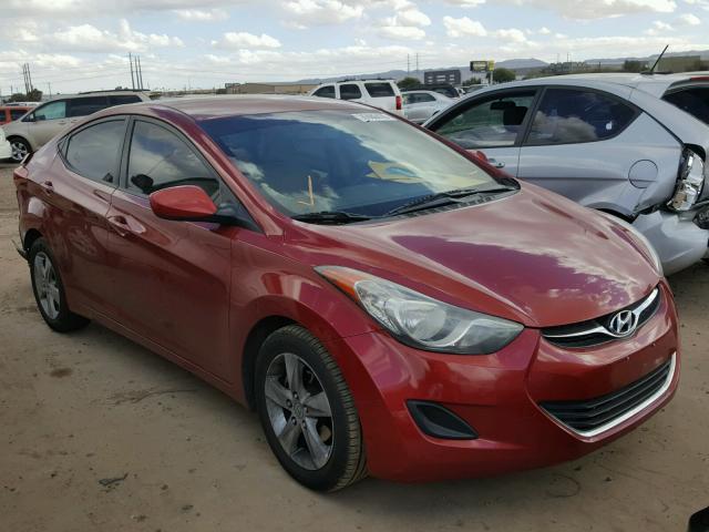 KMHDH4AEXBU105650 - 2011 HYUNDAI ELANTRA GL BURGUNDY photo 1