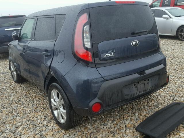 KNDJP3A59E7025764 - 2014 KIA SOUL + BLUE photo 3