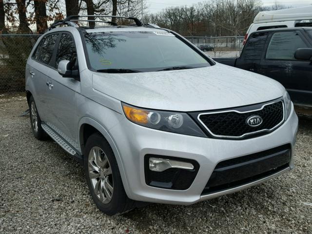 5XYKWDA24DG339312 - 2013 KIA SORENTO SX SILVER photo 1