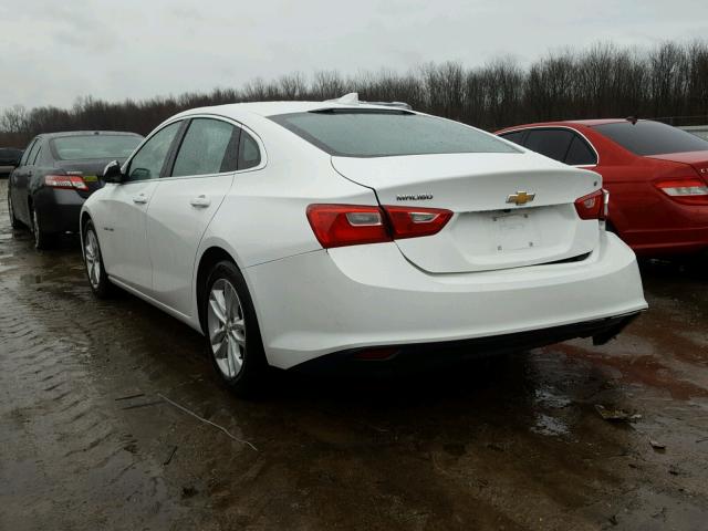 1G1ZE5ST0GF308105 - 2016 CHEVROLET MALIBU LT WHITE photo 3