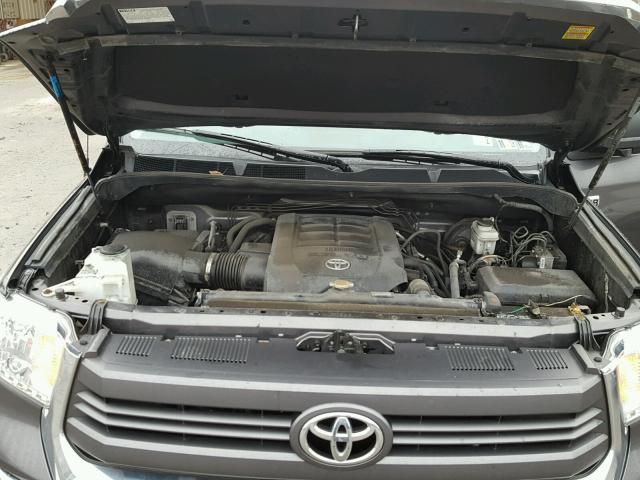 5TFDY5F11FX416565 - 2015 TOYOTA TUNDRA CRE GRAY photo 7