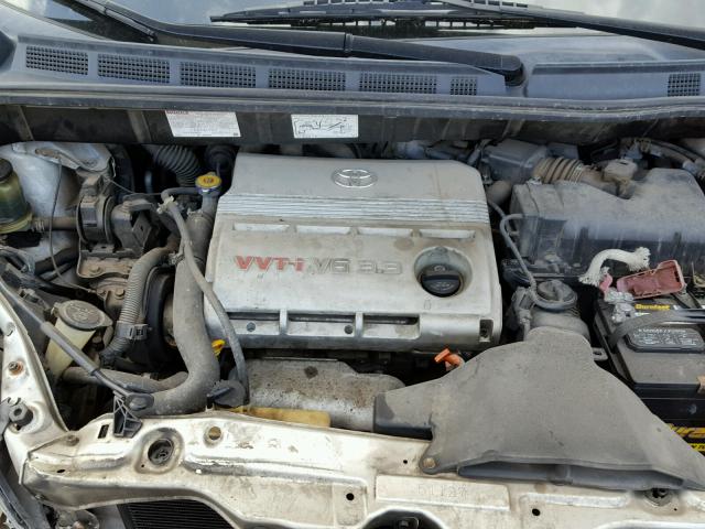 5TDZA23C14S132127 - 2004 TOYOTA SIENNA CE SILVER photo 7