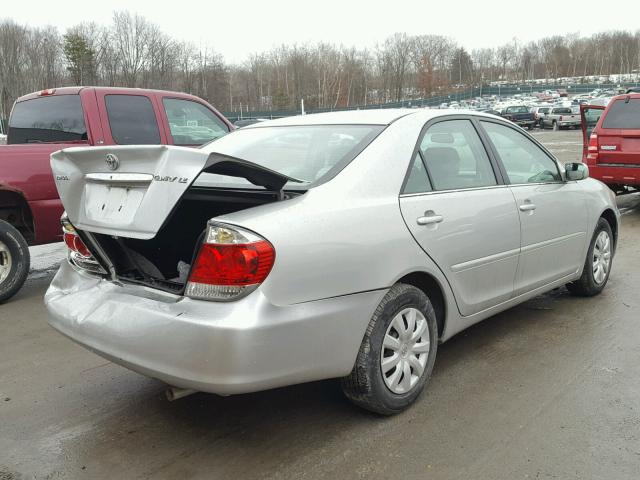 4T1BE32K35U388136 - 2005 TOYOTA CAMRY LE SILVER photo 4