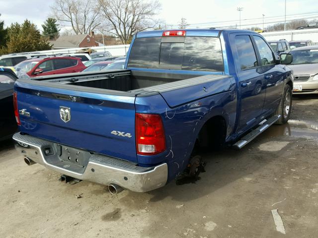 1D7RV1CT3BS517617 - 2011 DODGE RAM 1500 BLUE photo 4