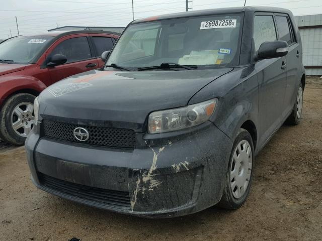 JTLZE4FE2A1114780 - 2010 TOYOTA SCION XB BLACK photo 2