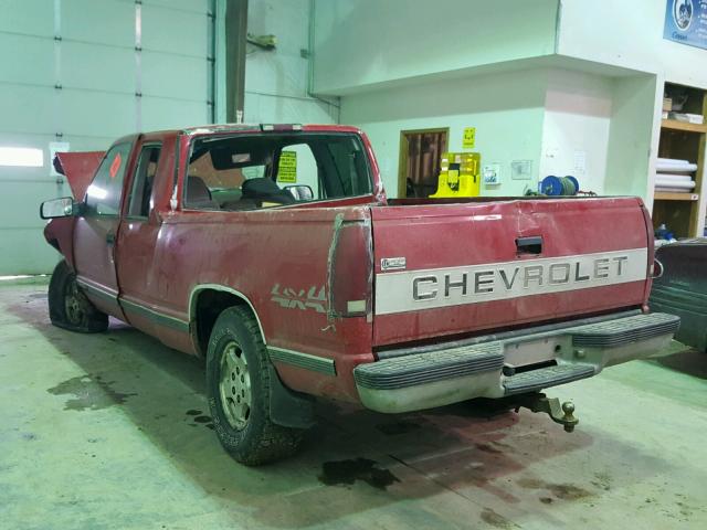 1GCEK19K1SE212194 - 1995 CHEVROLET GMT-400 K1 RED photo 3