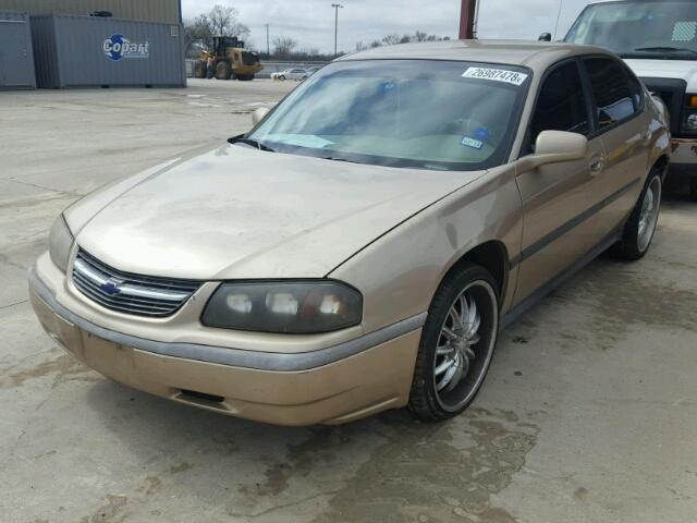 2G1WF52E749437240 - 2004 CHEVROLET IMPALA 棕色 照片 2