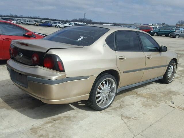2G1WF52E749437240 - 2004 CHEVROLET IMPALA 棕色 照片 4