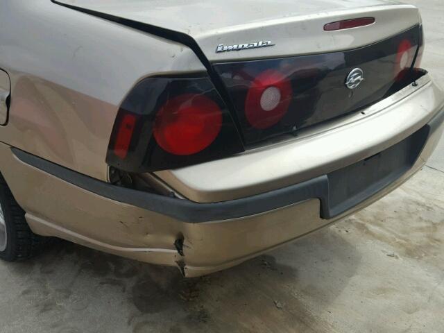 2G1WF52E749437240 - 2004 CHEVROLET IMPALA 棕色 照片 9