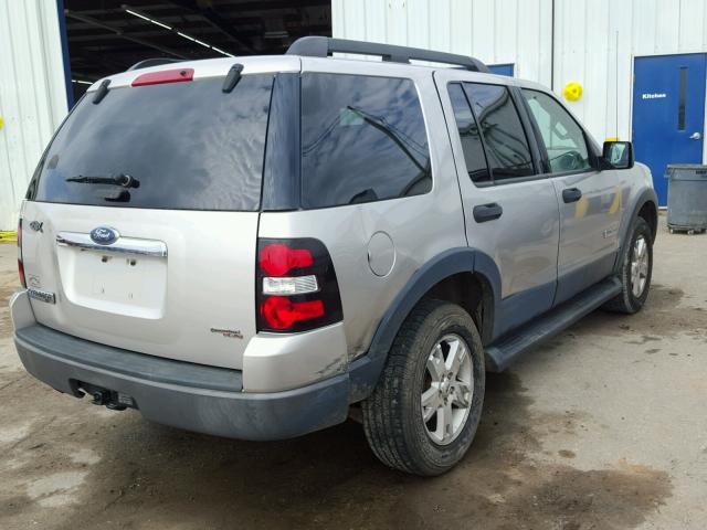 1FMEU63E86UA08459 - 2006 FORD EXPLORER X BEIGE photo 4