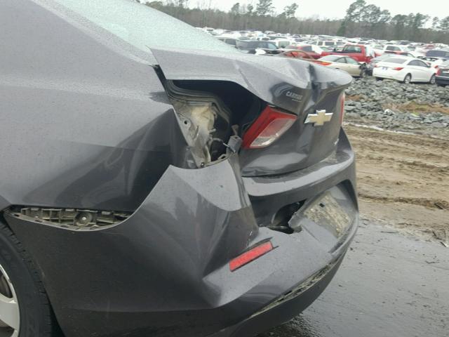 1G11A5SA2DF311994 - 2013 CHEVROLET MALIBU LS ნაცრისფერი ფოტო 9