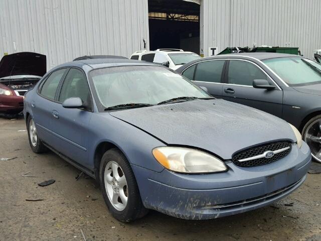 1FAFP53U5YA119370 - 2000 FORD TAURUS SE BLUE photo 1