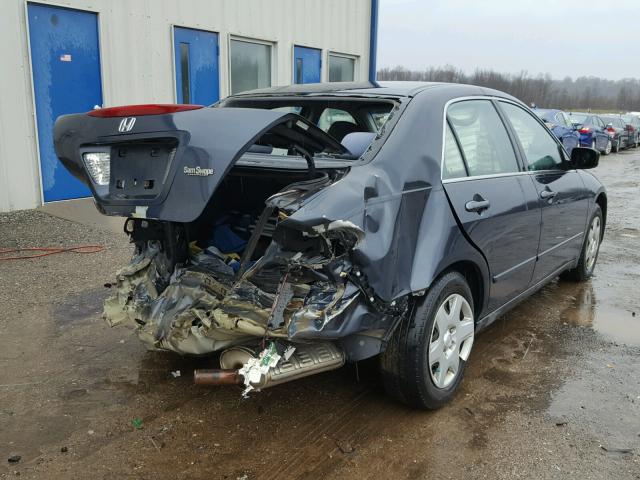 3HGCM56466G705657 - 2006 HONDA ACCORD LX BLUE photo 4