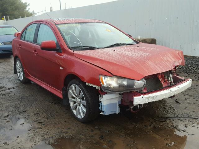 JA32U8FW7AU012551 - 2010 MITSUBISHI LANCER GTS RED photo 1