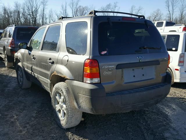 1FMYU93155KA17500 - 2005 FORD ESCAPE XLT GRAY photo 3