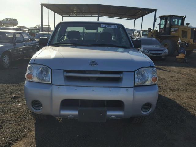 1N6DD26SX1C300684 - 2001 NISSAN FRONTIER K SILVER photo 9