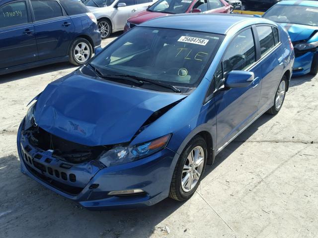 JHMZE2H74AS032976 - 2010 HONDA INSIGHT EX BLUE photo 2