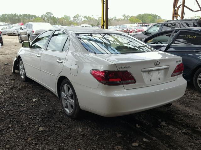 JTHBA30G855084470 - 2005 LEXUS ES 330 WHITE photo 3