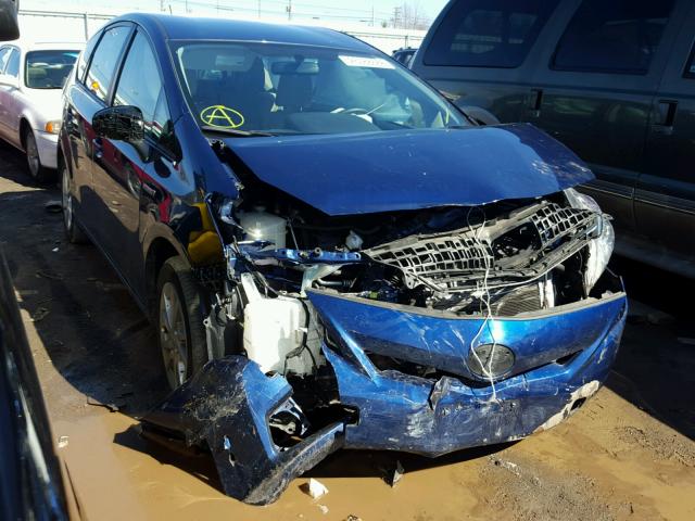 JTDZN3EU5D3269279 - 2013 TOYOTA PRIUS V BLUE photo 1