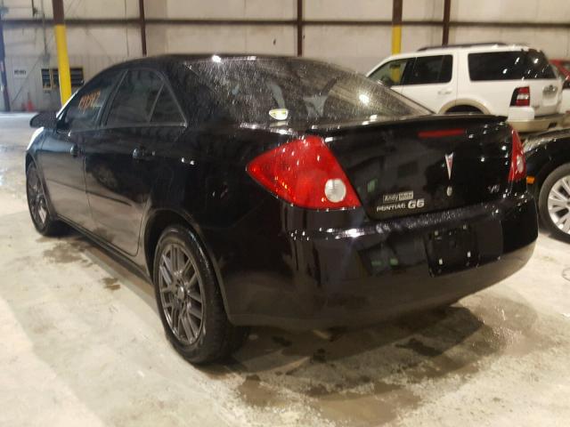 1G2ZG558464247641 - 2006 PONTIAC G6 SE1 BLACK photo 3