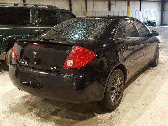 1G2ZG558464247641 - 2006 PONTIAC G6 SE1 BLACK photo 4