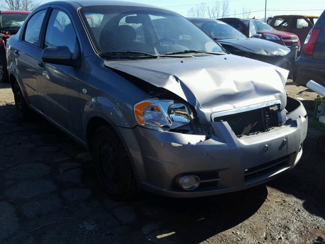 KL1TD56677B075620 - 2007 CHEVROLET AVEO BASE GRAY photo 1