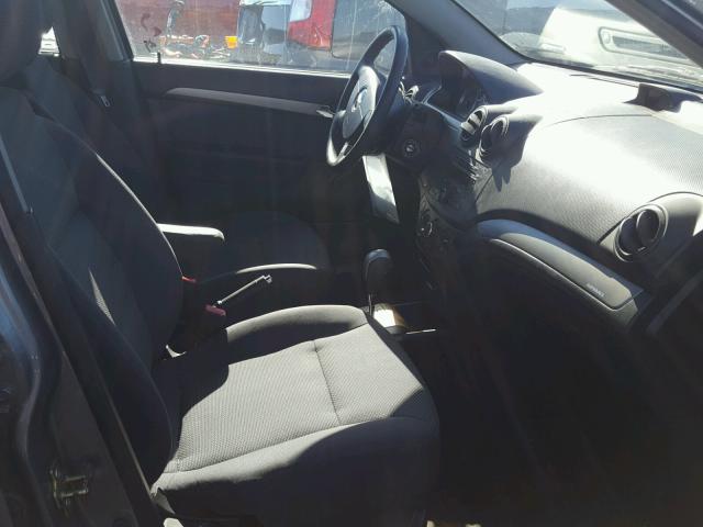 KL1TD56677B075620 - 2007 CHEVROLET AVEO BASE Boz foto 5